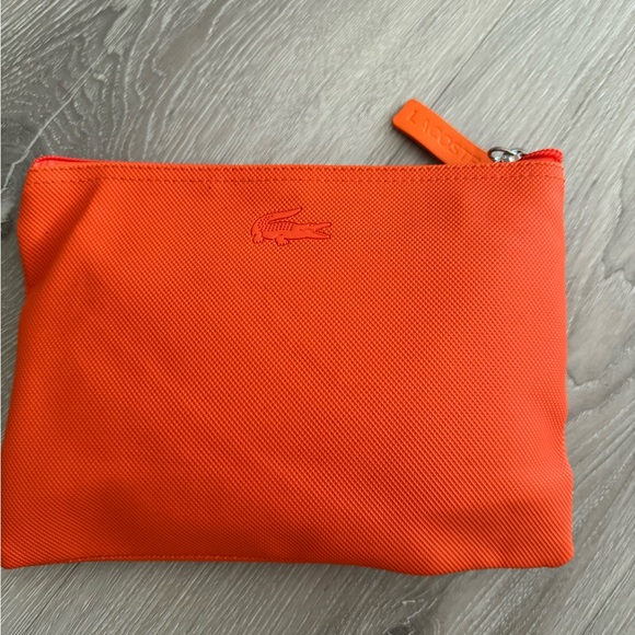Lacoste Other - Lacoste Turkish airline Bright Orange Toiletry Bag new